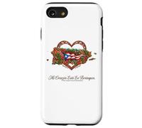 Hispanic Heritage Puerto Rico Mi Corazón Borinquen Case for iPhone SE (2020) / 7/8