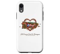 Hispanic Heritage Puerto Rico Mi Corazón Borinquen Case for iPhone XR
