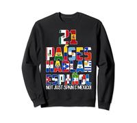Hispanic Heritage Spanish Speaking Countries Flag Latino Sweatshirt
