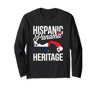 Hispanic Panama Heritage - Fun Tee Latin Heritage Roots Long Sleeve T-Shirt