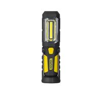 HiSPEC 3+1W LED Rechargeable Magnetic Work Light - 3 in 1 | Inspection Lamp/Torch for Workshops and Garages with Hanging Hook & Magnetic Mounting | Ideal for Work, Home, Travel, and Camping