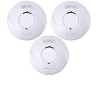 HiSPEC BATTERY Power Radio Frequency 2x Smoke & 1x Heat Detector RF10-PRO with 10Yr Sealed Lithium Battery