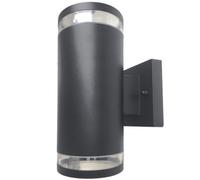 Hispec Coral Plus Up Down Wall Light - Anthracite Grey - Single