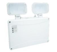 HiSpec Hi-Spec Hsemledts Lu Congo Led Emergency Twin Spot, Maintained Emergency Light, White Plastic, 300 X 70 X 70 mm