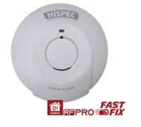 Hispec Mains Rf Smoke Alarm With 10-Year Lithium Battery.