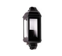 HiSPEC Half Lantern LED Lights: Twin Packs (Black, with PIR Sensor: Single Pack)