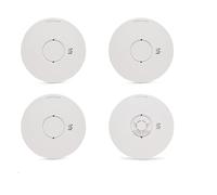 HiSPEC PULSE Mains 3x Optical Smoke Alarm & 1x Heat Alarm c/w 10 Year Lithium Battery Backup (Full Unit)