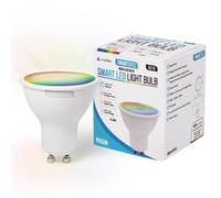 SMARTSPEC Smart Bulb, Smart WiFi LED Light. Works with Amazon Alexa, Google Home, Apple Home. Colour Changeable. Multicolour Smart Light Bulb ACK Matter GU10