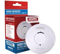 HiSPEC Smoke Detector Alarm 10 Year Sealed Battery Powered Interlinked Radio Frequency: 5 Year Guarantee: 2022 Scottish Government Regulation Compliant