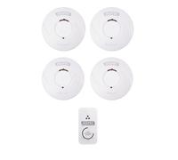 Hispec Wireless Interlink 2 X Smoke, 2 X Heat & Carbon Monoxide Lithium Battery