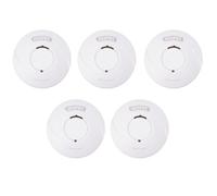 Hispec Wireless Interlink 3 X Smoke And 2 X Heat Alarms Lithium Battery