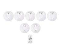 Hispec Wireless Interlink 5 X Smoke, 2 X Heat & Carbon Monoxide Lithium Battery