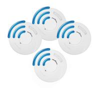 Hispec Wireless Interlinking 10 Year Sealed Battery Alarm Kit (Scottish And English Legislation Compliant) - 3 Smoke 1 Heat