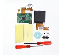 HISPEEDIDO 2.2inch LCD Backlight GBP Screen Replacements, 5 Level Brightness Mod Display Kits,Protective Glass LenCompatible with GameBoyPocket Console