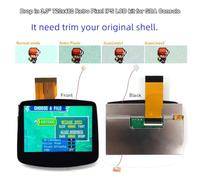 HISPEEDIDO V5 Screen Backlight Backlit LCD Replacement Mod Kits, Touch Control High Brightness IPS For GBA Game Boy Advance NO NEED CUT Shell Case Easy Installation