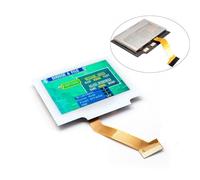 HISPEEDIDO White Glass Lens Drop in Pre-laminated IPS 3.0 inch Highlight Mod Screen Replacements LCD Kits For GBA SP, HD Touch Control for Gameboy Advance SP V5 Screen (White)