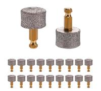 hiSpkNix 20-Pack Dog Nail Grinder Heads: Diamond Tip Replacement for Electric Pet Trimmer, Low Noise Claw Smoothing Bits, Long-Lasting Grinding Wheels