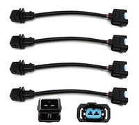 HiSport Fuel Injector Connector OBD1 To OBD2 Adapter Fuel Injector Connector Conversion Jumper Harness compatible with Honda Acura