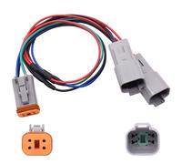 HiSport Switched Circuit Adapter Harness Compatible with Harley Motorcycle 1994-later Touring and Trike models.