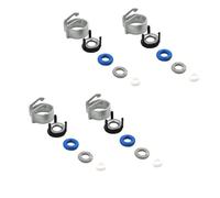 HISports 06H998907A Fuel Injectors Seals Repair O-Ring Kit Replacement for A3 A4 A5 A6 A8 Q32.0T 4pcs