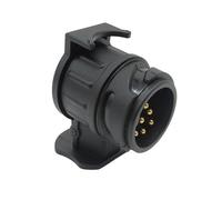 HISports 13 Pin To 7 Pin Towing Adaptor - 12V Waterproof 13 Pin Trailer Plug Socket Adapter, 13 Pin to 7 Pin Trailer Adapter Tow Connector Car to Trailer Caravan Adaptor for Caravan Trailer Truck