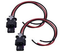 HISports 3 Pin Parking Sensor Plug Replacement Pigtail Plug Wiring Harness Adapter 4F0973703 4H0973703 Cable Repair Kit Compatible with VW Passat Beetle Audi A3 A4 A6 Skoda Seat (2 Pcs)