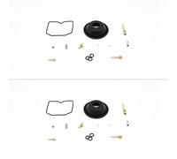 HISports Carburettor Repair Kit Set, 2 Sets Carburetor Rebuild Repair Kit Gasket Carburetor Repair Straddle Type Carb Repair Kits Compatible with Suzuki Bandit GSF 600 GSF600S 1996-2004