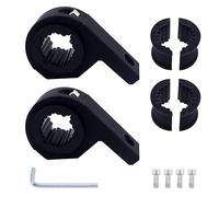 HISports Work Light Tube Clamp Mounting Bracket Fog Light Mounting Bull Bar Bumper Lamp Holder 19-32mm Driving Fog Lights Work Auxiliary Lights for Off-Road Car Truck Motorcycle Boat