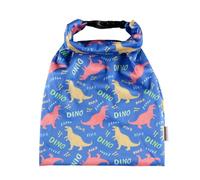 Hisprout Grab and Go Waterproof Washable Reusable Buckle Design Diaper Wet Bag,Foldable Portable Nappy Bags(Dinosaur)