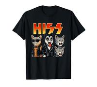 Hiss Cat Rock Music For Cat Lovers T-Shirt