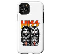Hiss Cats Rock Kitten Rocking Music Cat Lovers Cat Moms Dads Case for iPhone 11 Pro