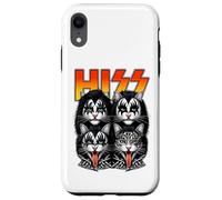 Hiss Cats Rock Kitten Rocking Music Cat Lovers Cat Moms Dads Case for iPhone XR