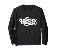 Hiss Snake Word Art Reptile Lover - Boa & Python Design Long Sleeve T-Shirt