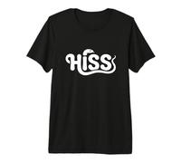 Hiss Snake Word Art Reptile Lover - Boa & Python Design Premium T-Shirt