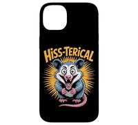 Hiss Terical Opossum Funny Pun Animal Humor Case for iPhone 14 Plus