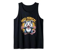 HISS-TERICAL Opossum Funny Pun Cute Wildlife Humor Tank Top