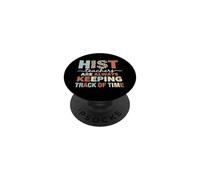HIST Teachers Track Time Leopard PopSockets Adhesive PopGrip