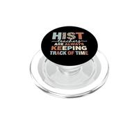 HIST Teachers Track Time Leopard PopSockets PopGrip for MagSafe