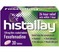Histallay (Fexofenadine 120mg) Allergy 30 Tablets