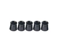 HISTAR 5Pcs Golf Tip Ferrules Rings Aluminum Multi Color for 0.335 Golf Driver Fairway Wood Shafts (Black)