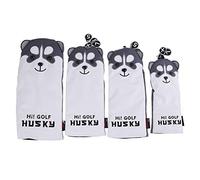 HISTAR Golf Driver Woods Head Corver Husky Cartoon Animal Golf Cover (4 Pcs)