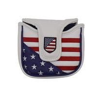 HISTAR Golf Square Putter Head Cover Magnetic Mallet Putter Cover with USA Stars Stripes for Scotty Cameron Odyssey Putter Cover