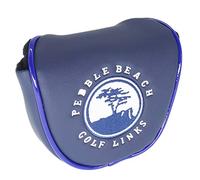 HISTAR Pebble Beach Magnetic Closure Golf Mallet Putter Cover for Scotty Cameron (Navy Blue)