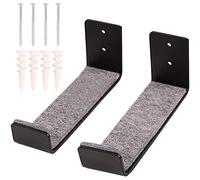 Histeaa 1 Set Surfboard Wall Rack, Surf Board Racks for the Wall Display Mount Storage for Shortboards and Longboards