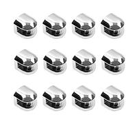 Histeaa 12Pcs Glass Brackets Adjustable Zinc Alloy Glass Clip Shelf Clamp Holder Flat Back Mount Holder for Staircase Handrail