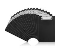 Histeaa 16 Pack Small Clipboards 6 X 9 Inch Mini Clipboards with Pen Holder Clip A5 Memo Clipboard