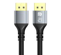 Histeaa 2.1 Cable 16K DP Cable Ultra HD Video Audio Cable for Laptop TV Projector Monitor Easy Install Easy to Use 1 Meters