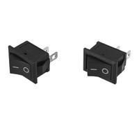 Histeaa 2 Pcs Auto Car AC 6A/250V 10A/125V 2 Pin 2 Position ON/Off Rocker Switch KCD1