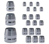 Histeaa 21 PCS Round -Handle Wedge Safety Handle Metal Wedge Hammer Handle Wedges Steel Wedge Kit (0.31/0.39/0.47 Inch)
