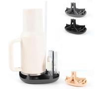 Histeaa 2pcs Silicone Drain Ice Cup Drying Rack Bottle Glass Drain Rack Shelf Gray